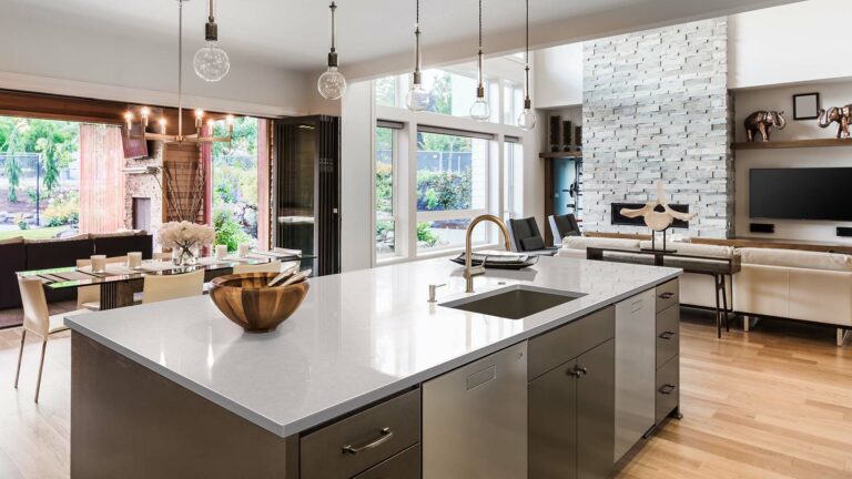 White Quartz Kitchen